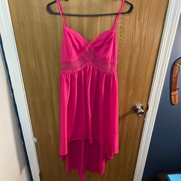 Doe & Rae Pink High Low Dress Size M - Picture 1 of 8